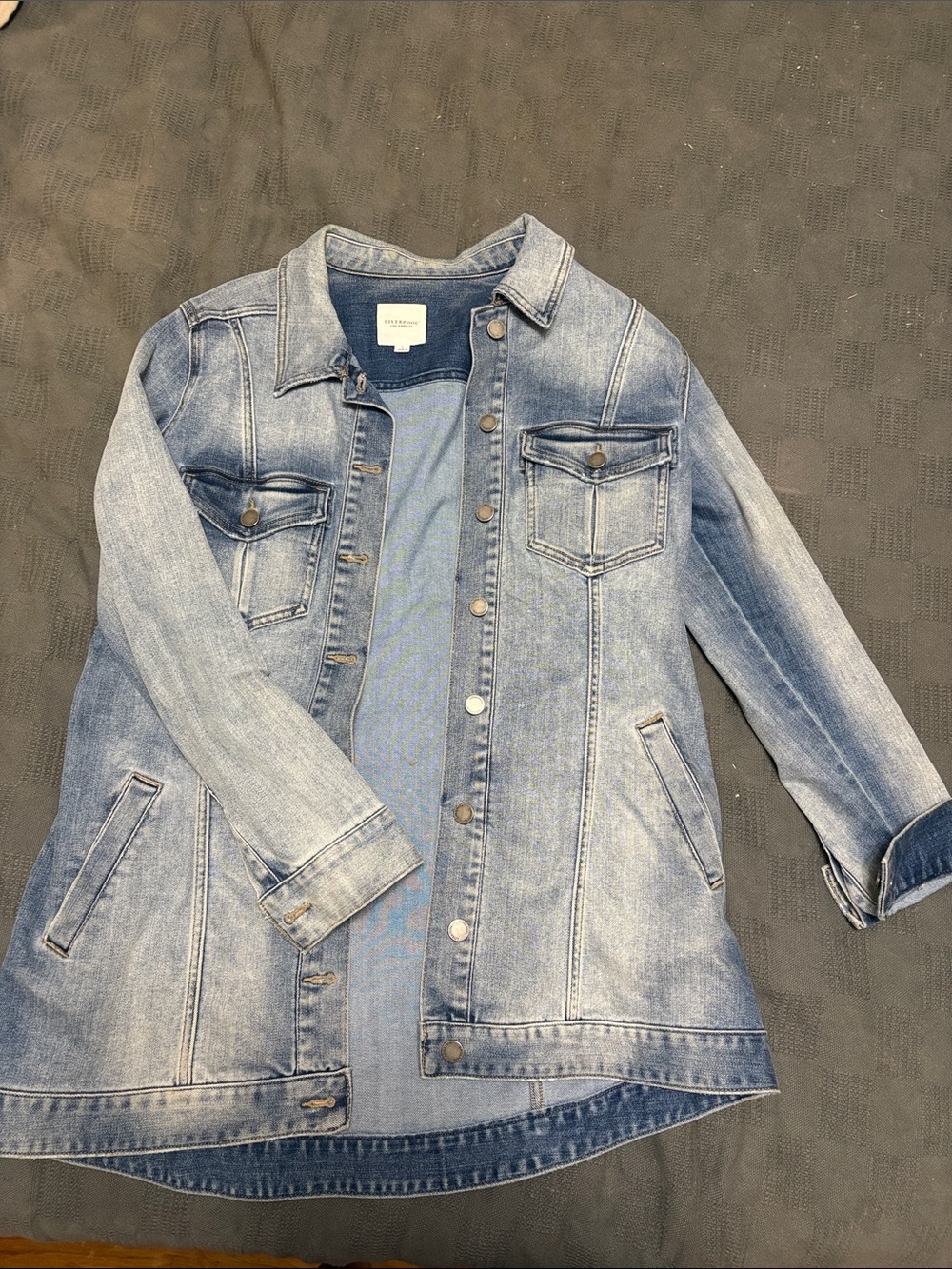 Liverpool Light Blue Denim Trucker Jacket